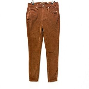 Seven7 high rise skinny Tan‎ Corduroy Pants 6